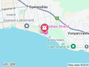 Diási Játékstrand Gyenesdiás a térképen