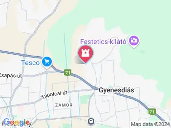 Festetics Imre Éményközpont Gyenesdiás a térképen