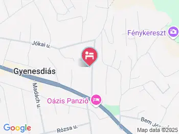 Grand Apartmanház Gyenesdiás a térképen