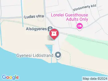 Gyenesi Lidóstrand Gyenesdiás a térképen