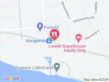 Jaffa Büfé Gyenesdiás a térképen