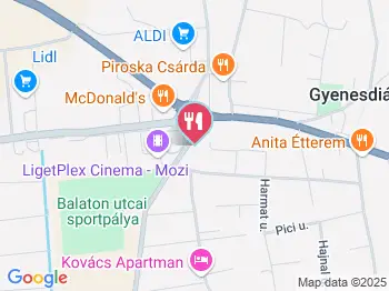 Korona Söröző Gyenesdiás a térképen