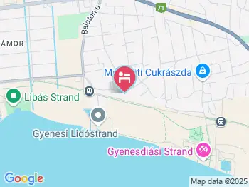 Lorelei Vendégház Gyenesdiás a térképen