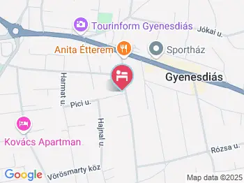 Magdi Vendégház Gyenesdiás a térképen