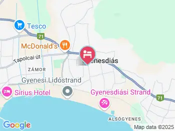 Marianna Apartman Gyenesdiás a térképen