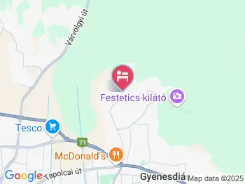 Panka Ház Gyenesdiás a térképen