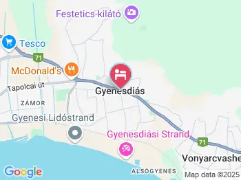 Pilóta Fogadó Gyenesdiás a térképen