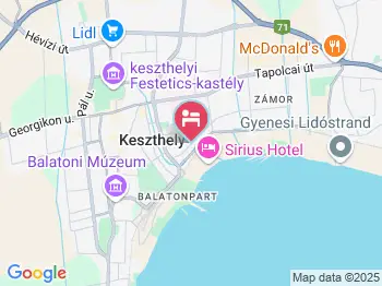 Szalóky Apartmanház Gyenesdiás a térképen