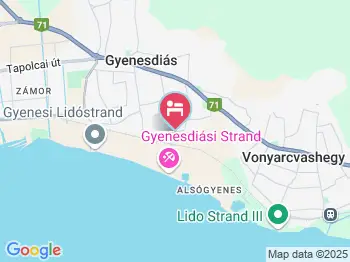 Vadóctanya Ifjúsági Tábor Gyenesdiás a térképen