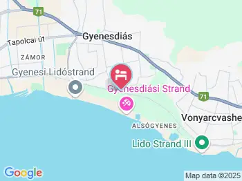 Wellness Hotel Katalin Gyenesdiás a térképen