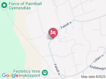 Zöld Sziget Apartmanház Gyenesdiás a térképen