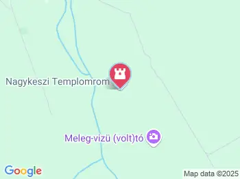 Nagykeszi Templomrom Gyepükaján a térképen