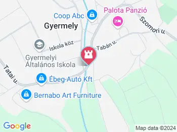 Öregember Gyermely a térképen