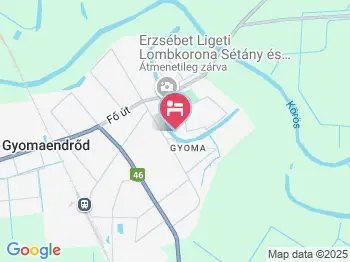 Apartman Üdülő Gyomaendrőd a térképen