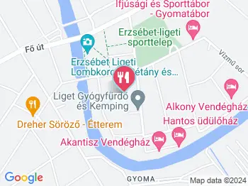 Bóbita Büfé Gyomaendrőd a térképen