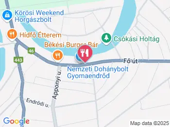 Gyuricza Söröző Gyomaendrőd a térképen