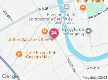 Hárs Thermál Hotel Gyomaendrőd a térképen