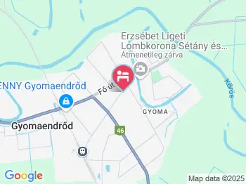 Insula Apartmanház Gyomaendrőd a térképen