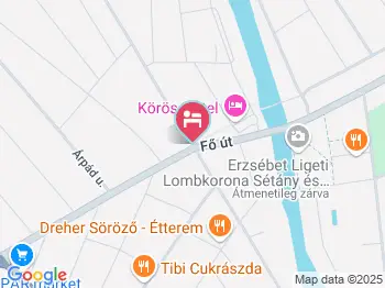 Körös Hotel Gyomaendrőd a térképen