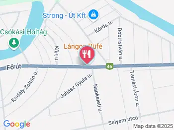 Lángos Büfé Gyomaendrőd a térképen