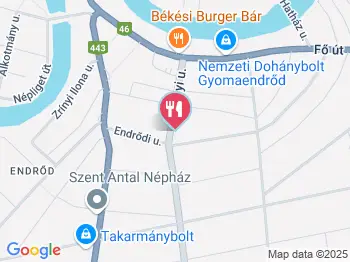 Melódia Presszó Gyomaendrőd a térképen