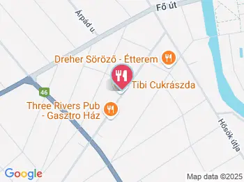 Tibi Cukrászda Gyomaendrőd a térképen