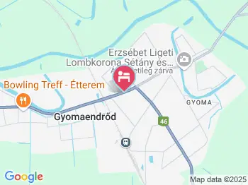Tímár Panzió Gyomaendrőd a térképen