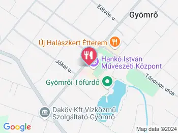 Erdei Fagyizó Gyömrő a térképen