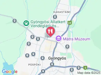 Aranypince Vendéglő Gyöngyös a térképen