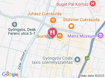 B Caffé Gyöngyös a térképen