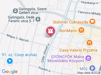 Bányászati Kiállítás Gyöngyös a térképen