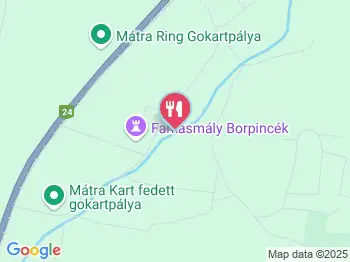 Borhotel Sziluett Farkasmály étterme Gyöngyös a térképen