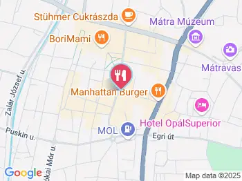 Corso Önkiszolgáló Étterem Gyöngyös a térképen