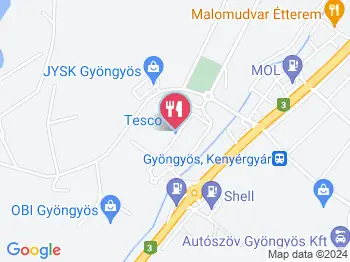 Édes Gyöngyös - Tesco Gyöngyös a térképen