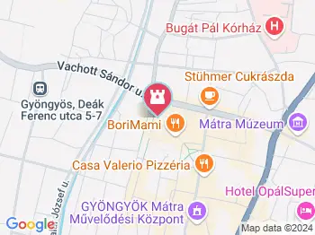 Emberarcú Hold szökőkút Gyöngyös a térképen