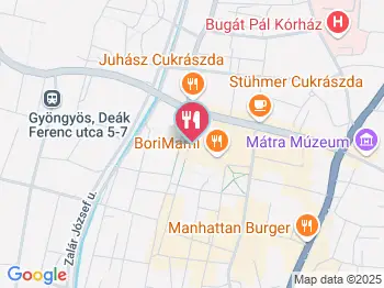 G&D Kézműves Cukrászda & Pékség Gyöngyös a térképen