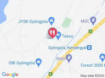 Guszta Grill Food Truck Gyöngyös a térképen