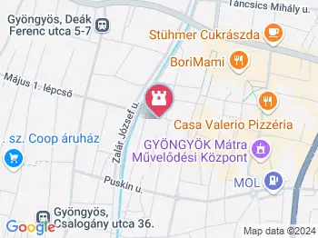 Gyöngyösi zsinagóga Gyöngyös a térképen