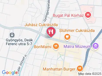 Horvát Fagyizó Gyöngyös a térképen