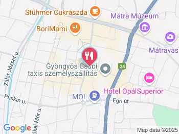 Kai Kínai Gyorsétterem - Gyöngy Plaza Gyöngyös a térképen