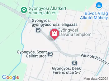 Kálvária Gyöngyös a térképen