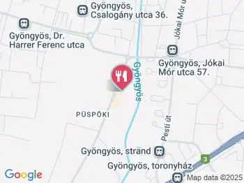 Kavalkád Étterem Gyöngyös a térképen