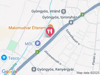 Kedvenc Ételbár Gyöngyös a térképen