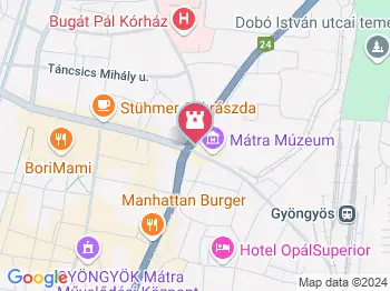 Magyar Természettudományi Múzeum Mátra Múzeuma Gyöngyös a térképen