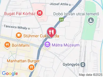 Nagy Cukrászda Gyöngyös a térképen