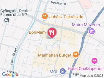 Portéka Gyöngyös a térképen