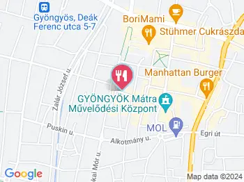 Solyborozó Gyöngyös a térképen