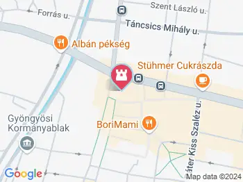 Szent Bertalan-nagytemplom Gyöngyös a térképen