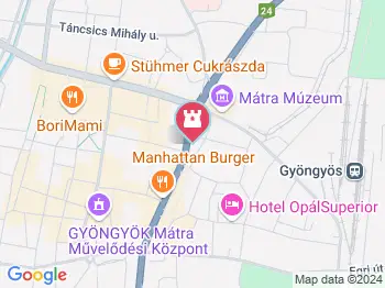 Szőlőmunkások Gyöngyös a térképen