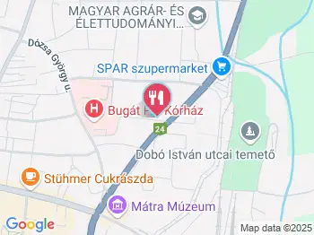 Vincellér Panzió étterme Gyöngyös a térképen